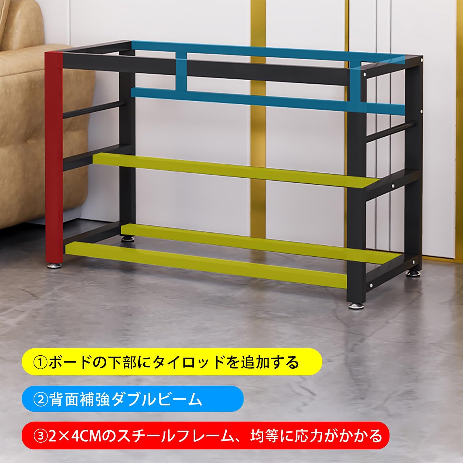 Amazon.co.jp: MIISAGS 水槽台 水槽置き台 水槽スタンド 物を